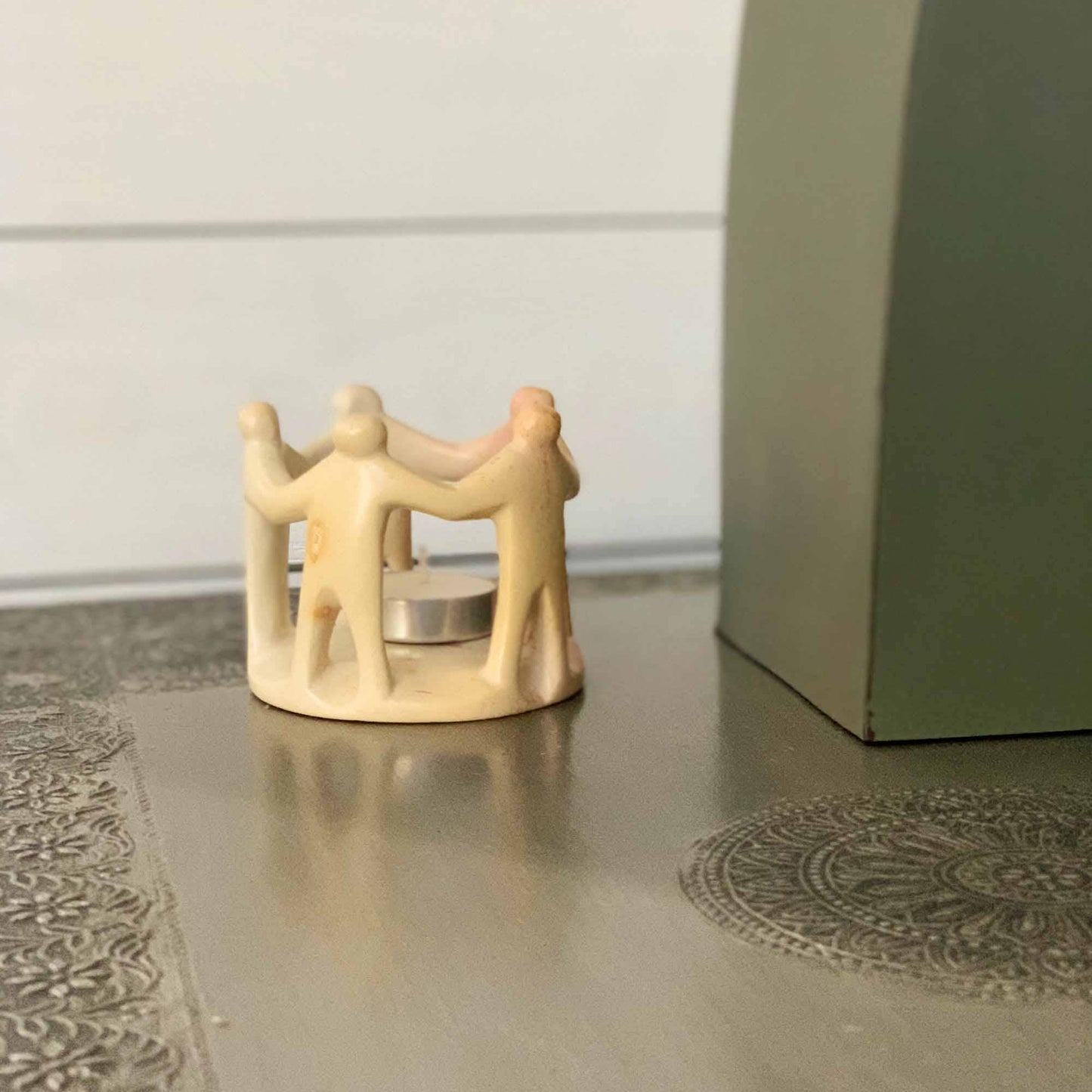 Circle of Friends or Family Natural Stone Sculpture