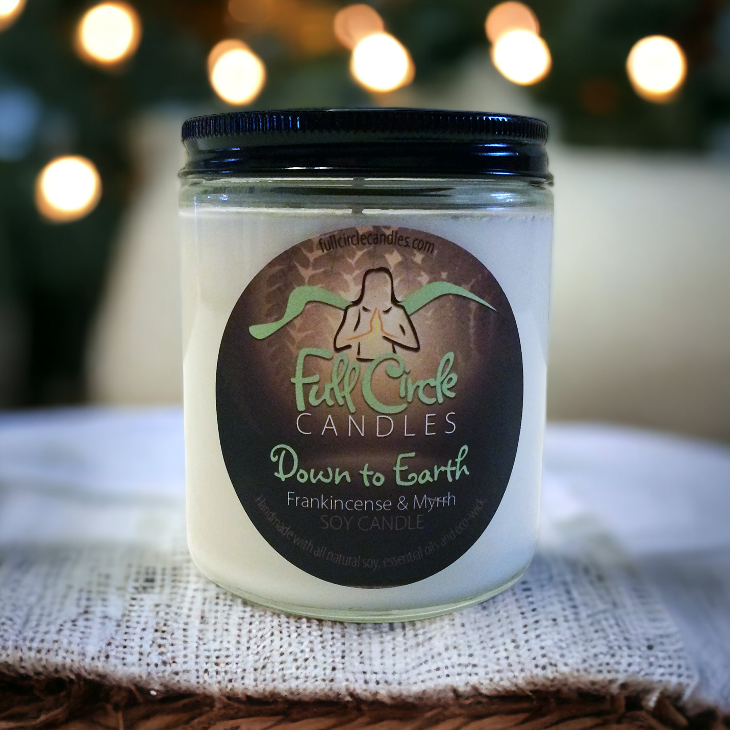 Frankincense & Myrrh Hand Poured Soy Candle