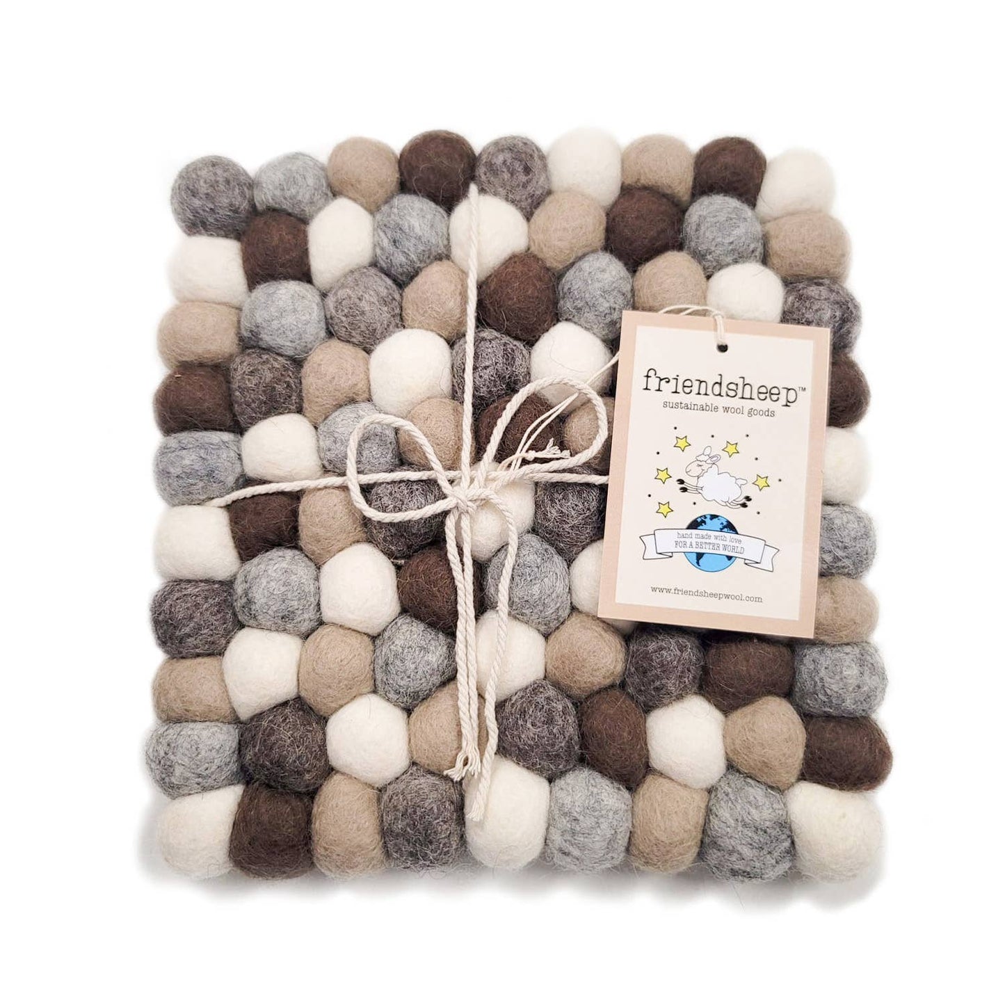 Earth Tones Eco Coasters and Trivets