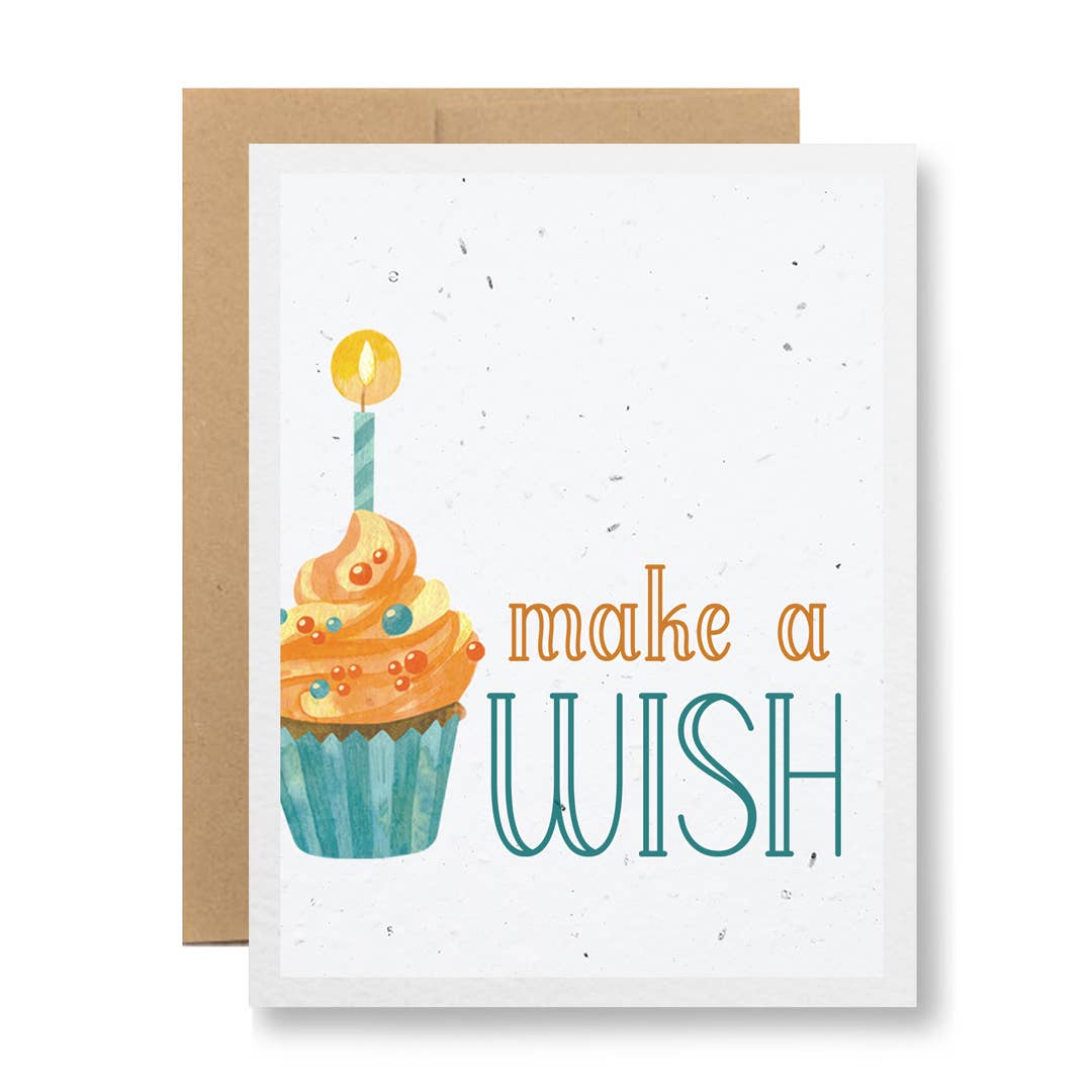 Plantable Greeting Card - Make a wish