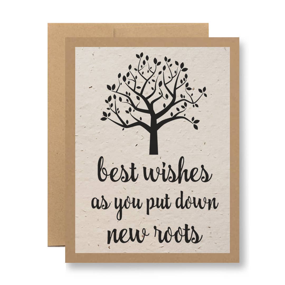 Eco Kraft or White Seed Paper - ...put down new roots