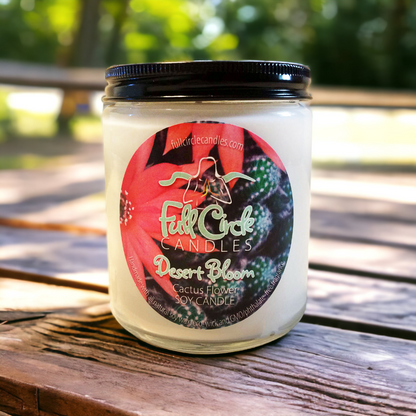 Cactus Flower Soy Candle | Full Circle Candles
