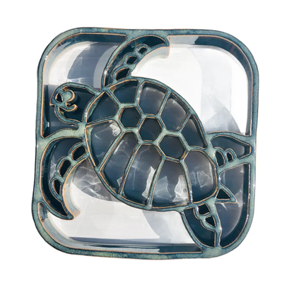 Sea Turtle Trivet - Stoneware Pottery
