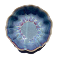 Large Rippled Bowl - Stoneware Pottery: Sunrise
