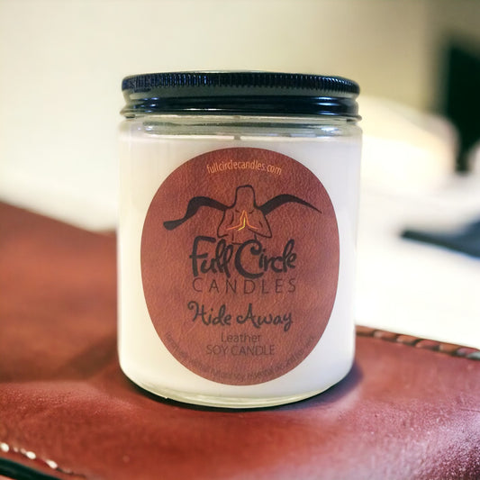 Leather Soy Candle | Full Circle Candles