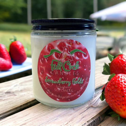 Strawberry Vanilla Soy Candle | Full Circle Candles