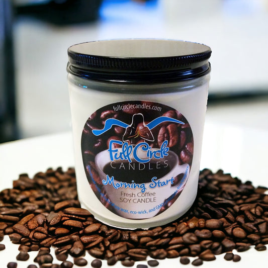 Coffee Scented Soy Candle | Full Circle Candles