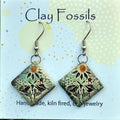 Boho Style Butterfly Earrings Ceramic Clay Earrings