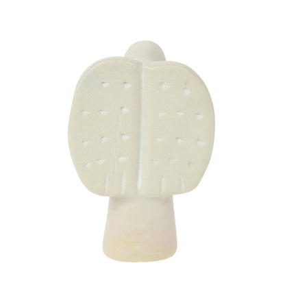 Small Soapstone Angel Sculpture, Natural  Soap Stone - Global Craft