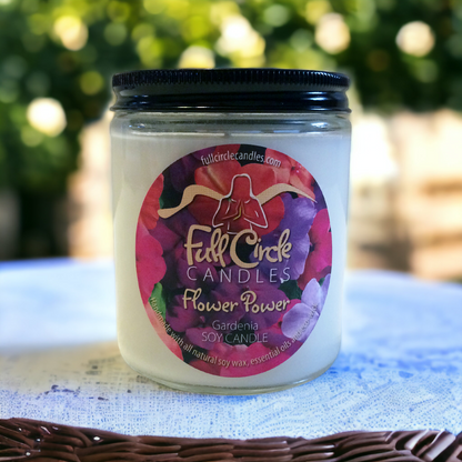 Gardenia Scented Soy Candle | Full Circle Candles