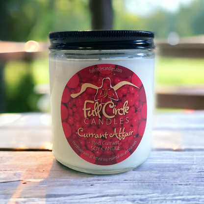 Red Currant Scented Soy Candle