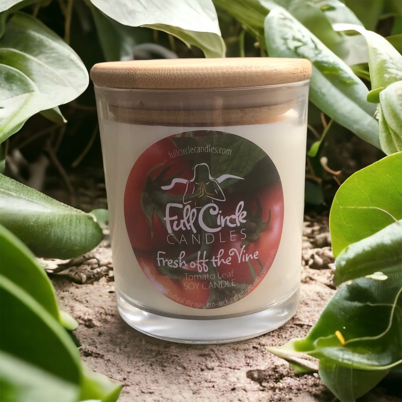 Tomato Leaf Soy Candle | Full Circle Candles