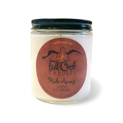 Leather Soy Candle | Full Circle Candles