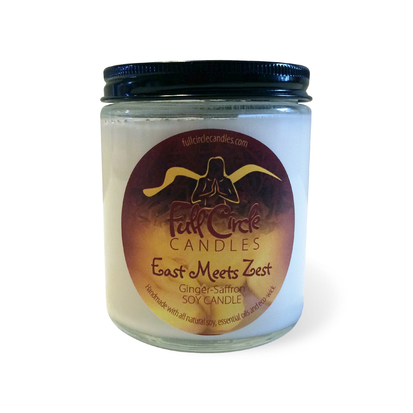 Ginger Scented Soy Candle | Full Circle Candles