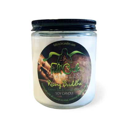 Greentea/Lemongrass  Soy Candle