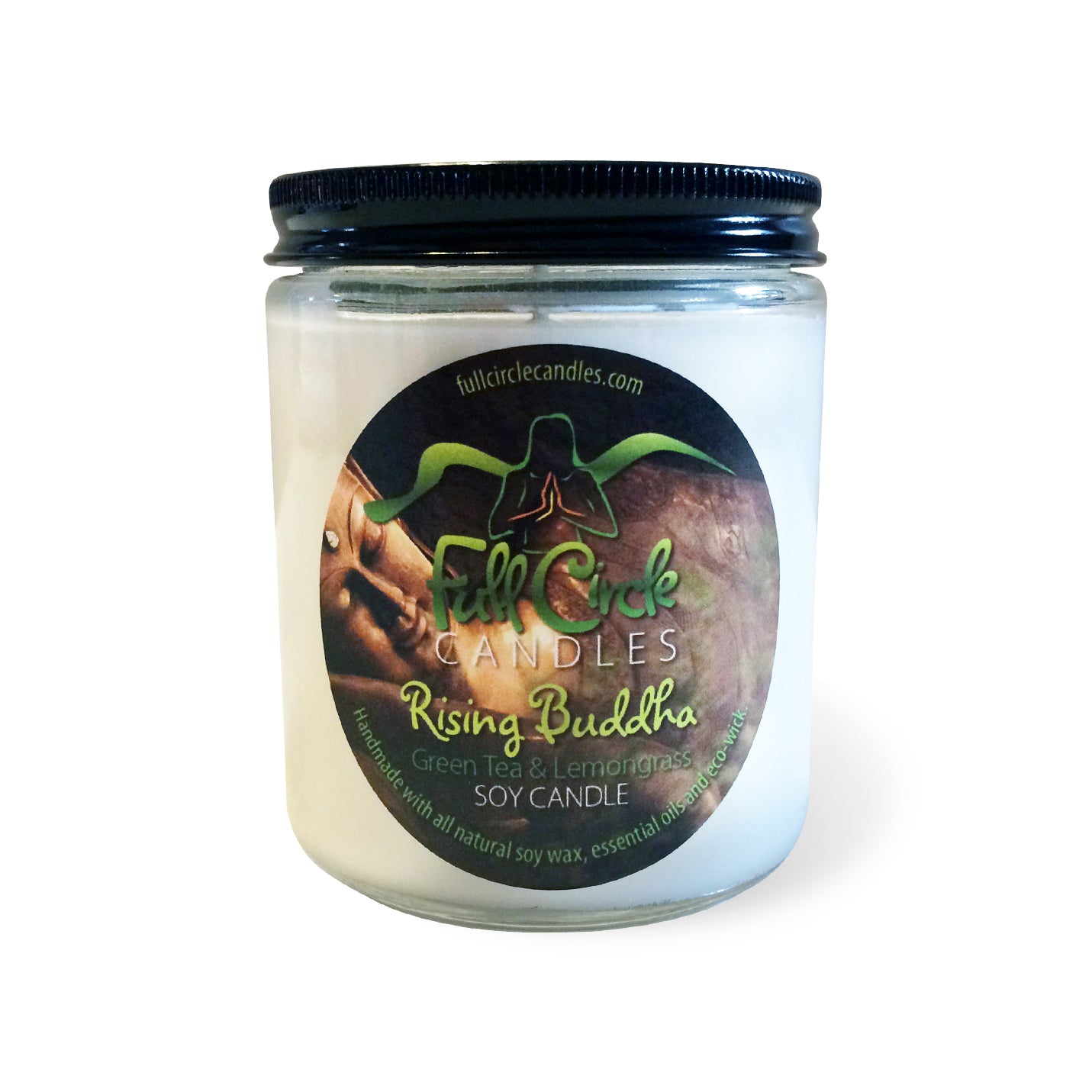 Greentea/Lemongrass  Soy Candle | Full Circle Candles