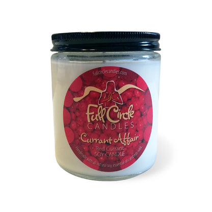 Red Currant Scented Soy Candle