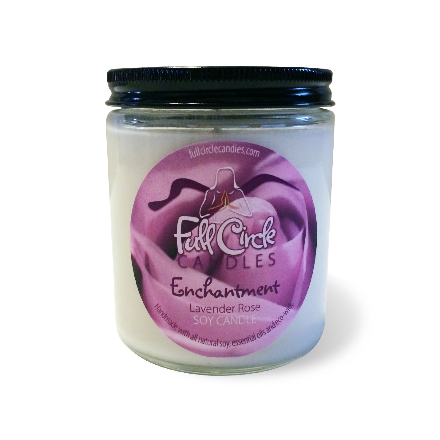 Lavender Rose Soy Candle | Full Circle Candles