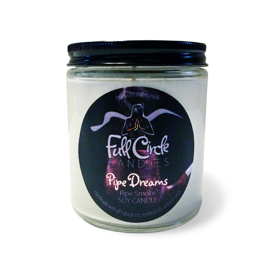 Pipe Smoke  Soy Candle | Full Circle Candles