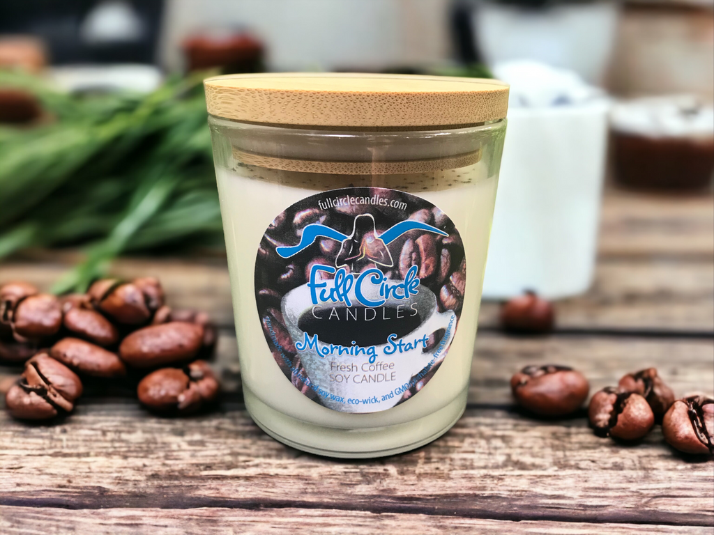 Coffee Scented Soy Candle | Full Circle Candles