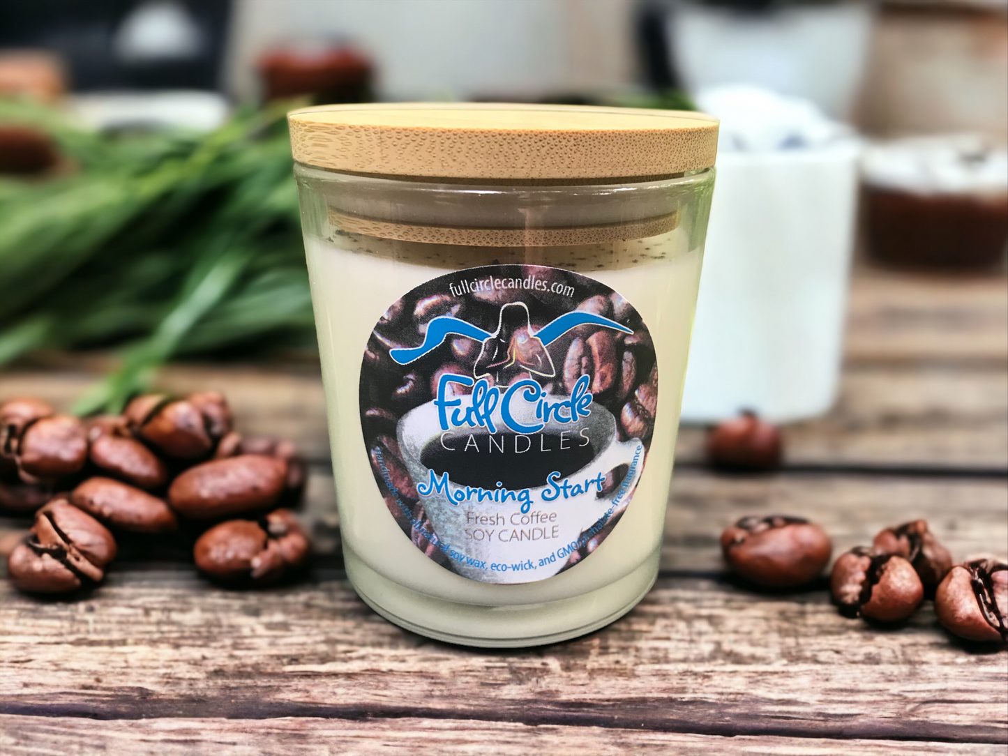 Coffee Scented Soy Candle | Full Circle Candles