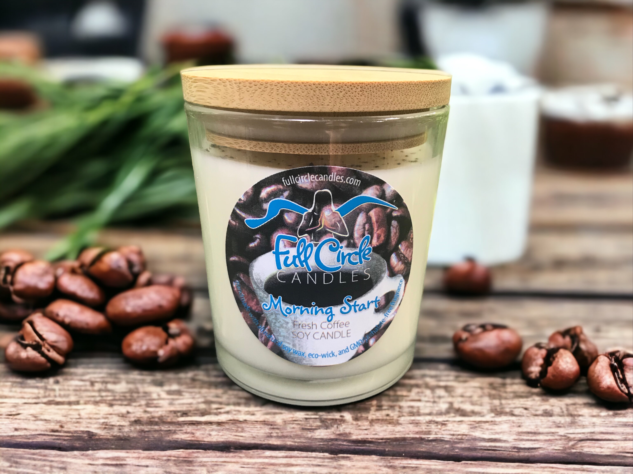 Coffee Scented Soy Candle | Full Circle Candles